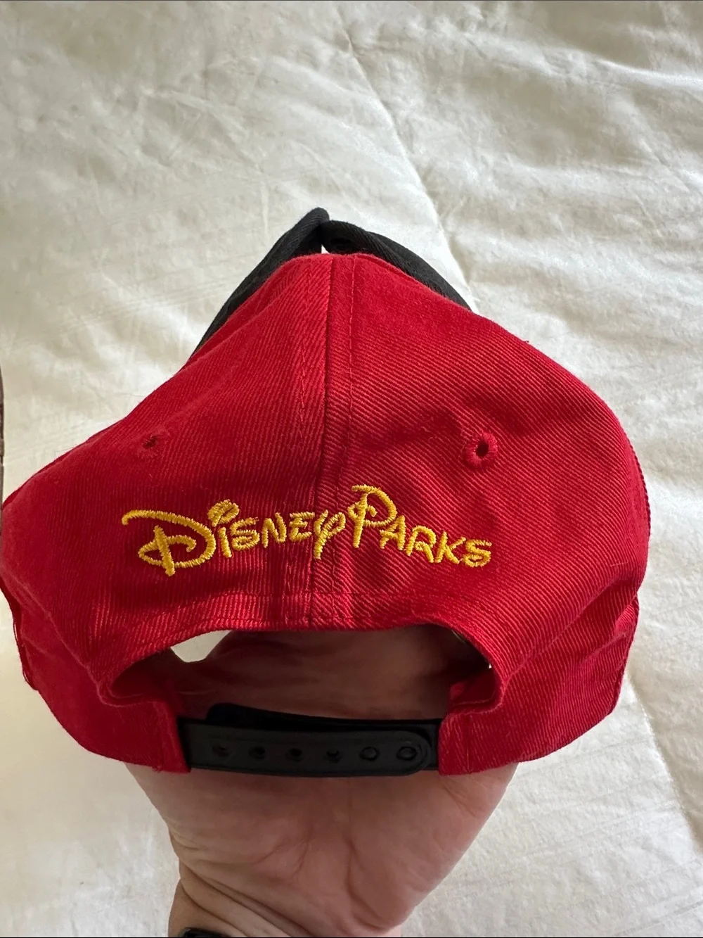 Disney Mickey Mouse Red and Black Kids Cap with Flap Ears
